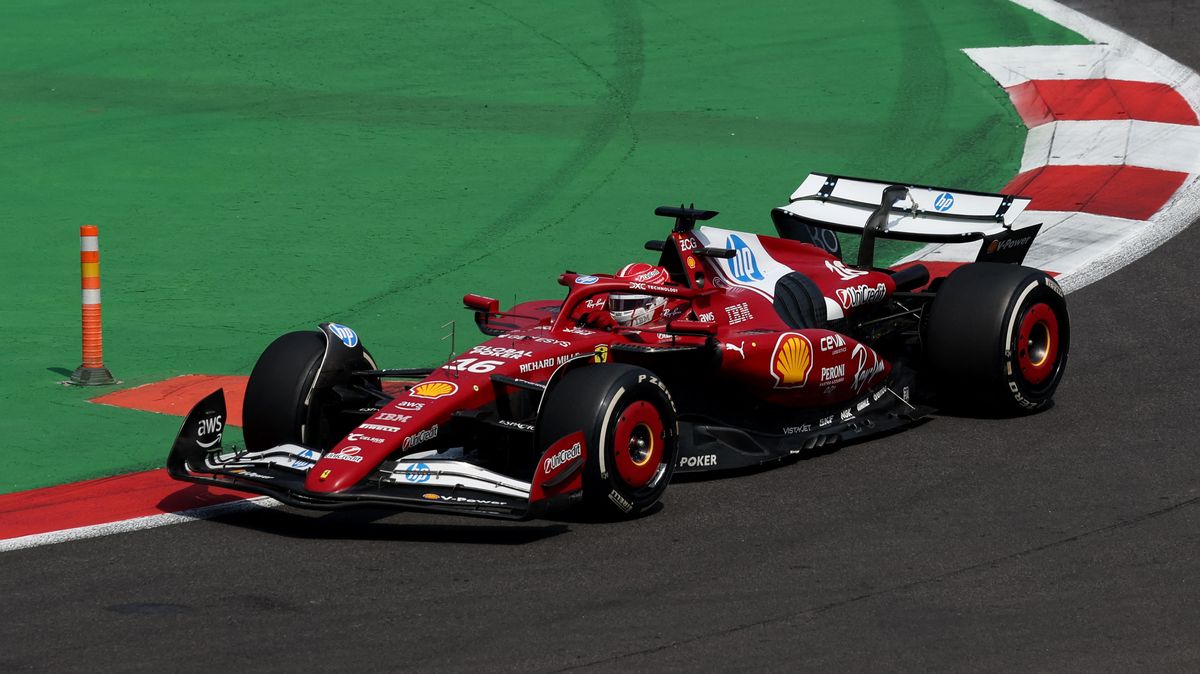 V prvním tréninku F1 v Mexiku byl nejrychlejší Leclerc před Antonellim